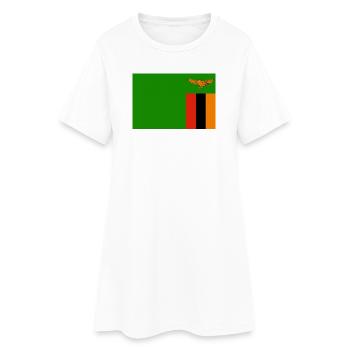 Zambia - Women’s T-Shirt Dress - white - Front