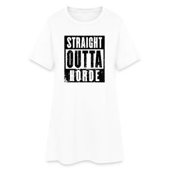 Hörde, Ruhrgebiet, Ruhrpott, Dortmund Hörde - Frauen T-Shirt-Kleid - Weiß - Vorne