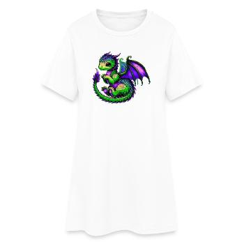 Dragon - Women’s T-Shirt Dress - white - Front