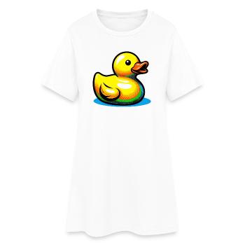 Caneton Canard Canard Canard - Robe T-shirt Femme - blanc - Devant