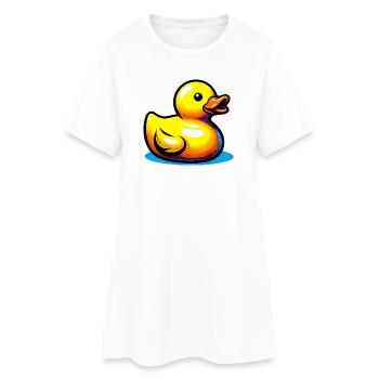 Caneton Canard Canard Canard - Robe T-shirt Femme - blanc - Devant