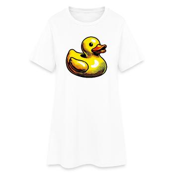 Caneton Canard Canard Canard - Robe T-shirt Femme - blanc - Devant