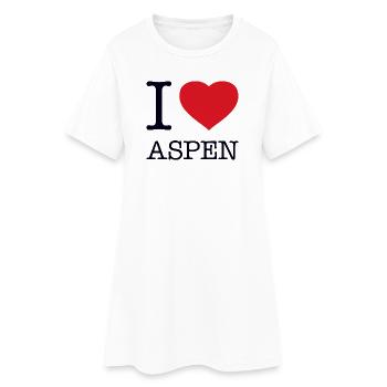 J’ADORE ASPEN - Robe T-shirt Femme - blanc - Devant