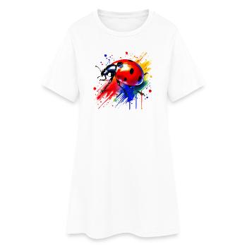 Coccinelle - Robe T-shirt Femme - blanc - Devant