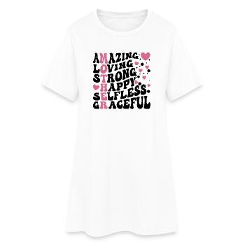 Meilleure maman de tous les temps - Robe T-shirt Femme - blanc - Devant