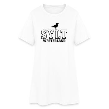 Sylt Westerland - Robe T-shirt Femme - blanc - Devant