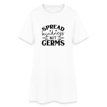 Distribuer l’amour - Robe T-shirt Femme - blanc - Devant