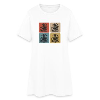 Classic Mining Design - Women’s T-Shirt Dress - white - Front