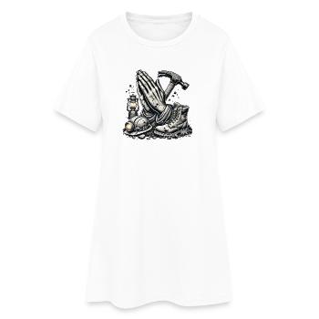 Mining – Tradition & Toughness - Women’s T-Shirt Dress - white - Front