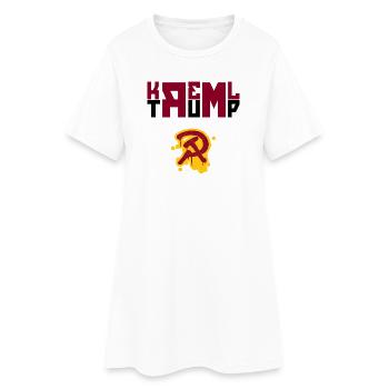 POTUS loves Kreml - neue beste Freunde - Frauen T-Shirt-Kleid - Weiß - Vorne