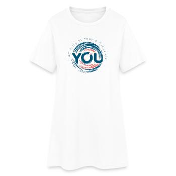 J’ai de la chance d’avoir un ami comme toi - Robe T-shirt Femme - blanc - Devant