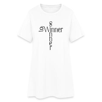 SinnertoWinner Design - Robe T-shirt Femme - blanc - Devant