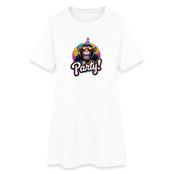 Parti - Robe T-shirt Femme - blanc - Devant