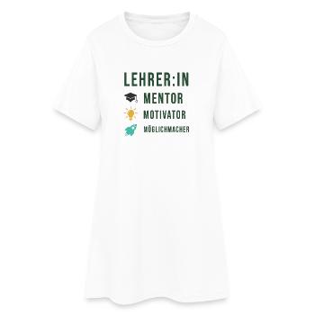 Cadeau Enseignant - Enseignant, Mentor Motivator Chemise - Robe T-shirt Femme - blanc - Devant