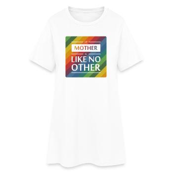 Meine Mutter ist wie keine andere - Frauen T-Shirt-Kleid - Weiß - Vorne