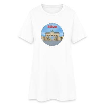 La ville de Berlin en Allemagne - Robe T-shirt Femme - blanc - Devant