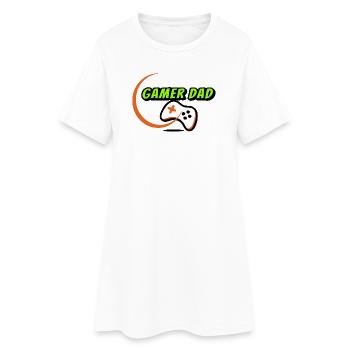 Gamer dad - Robe T-shirt Femme - blanc - Devant