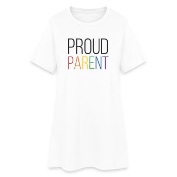 LGBTQ Pride Month - Stolze Eltern - Frauen T-Shirt-Kleid - Weiß - Vorne