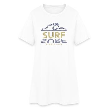 Surf Stoked Club - Vague de surf - Robe T-shirt Femme - blanc - Devant