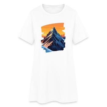 Montagne Escalade Grimpeurs Randonnée - Robe T-shirt Femme - blanc - Devant