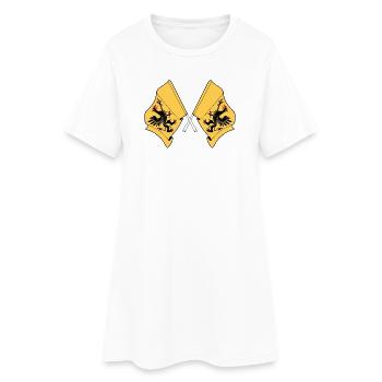 Södermanland, Suède – Power in Connection - Robe T-shirt Femme - blanc - Devant