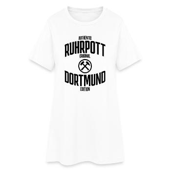 Chemise Ruhrpott édition dortmund - Robe T-shirt Femme - blanc - Devant
