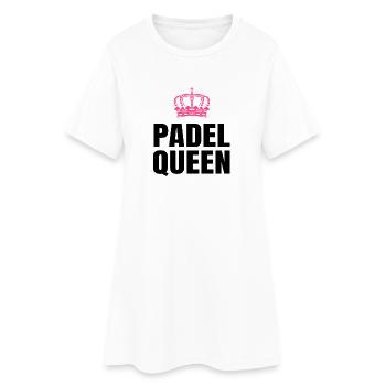 Padel Queen - Women’s T-Shirt Dress - white - Front