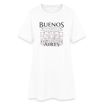 Buenos Aires, Argentine, Musée d’art du dessin - Robe T-shirt Femme - blanc - Devant