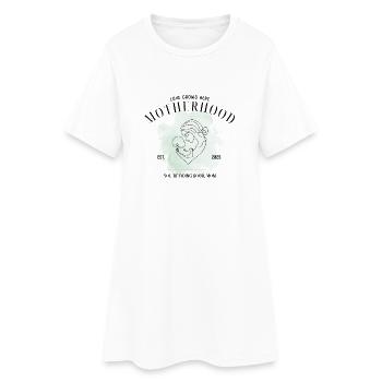 Maternité EST 2025 – Tu t’en sors bien, maman - Robe T-shirt Femme - blanc - Devant