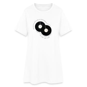What's A Jet Lag's Favourite Song? - Women’s T-Shirt Dress - white - Front
