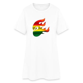 Drapeau de la Bolivie - Bolivie - Ninja - Robe T-shirt Femme - blanc - Devant