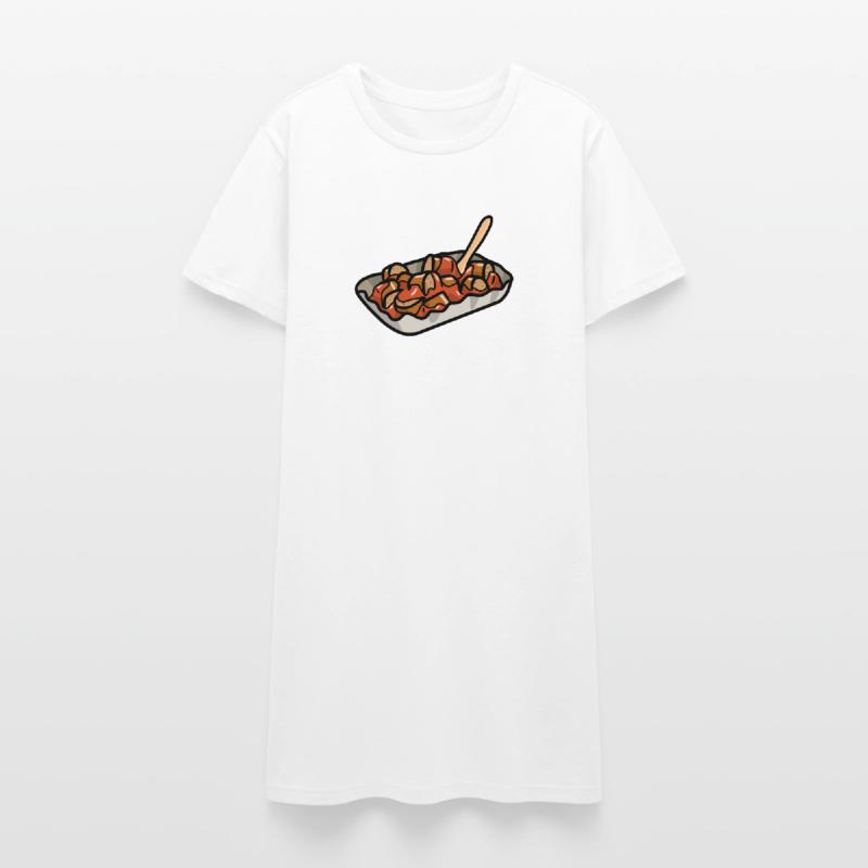Berlin Currywurst Bratwurst Wurst Curry Grill Women’s T-Shirt Dress