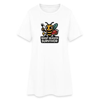 Survivant de la saison des guêpes - Robe T-shirt Femme - blanc - Devant
