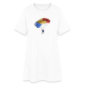 Parachute - Robe T-shirt Femme - blanc - Devant