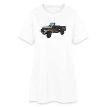 GAZ-69 - Frauen T-Shirt-Kleid - Weiß - Vorne
