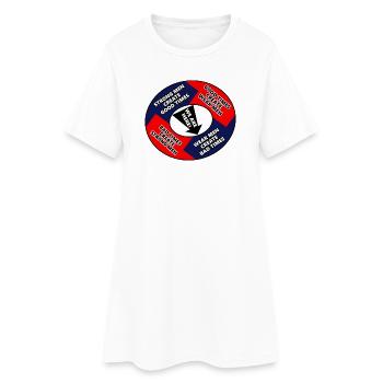 History Repeats - Patriots Prevail! - Women’s T-Shirt Dress - white - Front