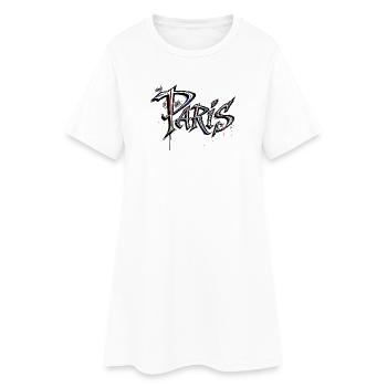 Paris - Women’s T-Shirt Dress - white - Front