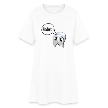 Hi Phantom - Women’s T-Shirt Dress - white - Front