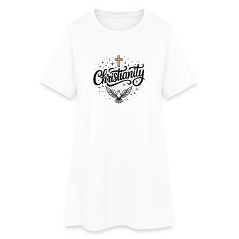 Christianisme - Logo chrétien - Robe T-shirt Femme - blanc - Devant