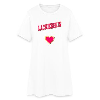 Journeyman Painter - Women’s T-Shirt Dress - white - Front