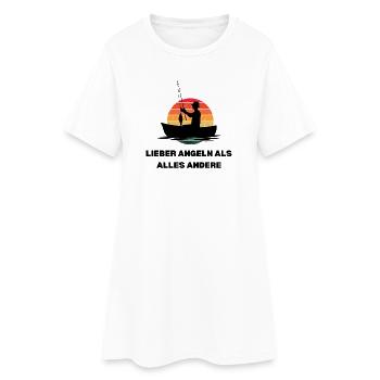 Mieux que toute autre chose : la pêche Design pour les pêcheurs - Robe T-shirt Femme - blanc - Devant