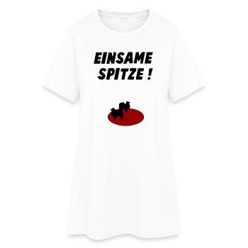 Sommet solitaire - Robe T-shirt Femme - blanc - Devant