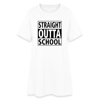 Chemises de classe Tout droit sorties de l’école - Robe T-shirt Femme - blanc - Devant