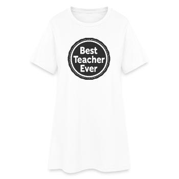 Le meilleur professeur de tous les temps – Cadeau de Noël - Robe T-shirt Femme - blanc - Devant