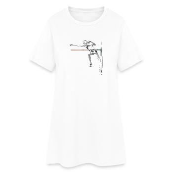 High jump - Women’s T-Shirt Dress - white - Front