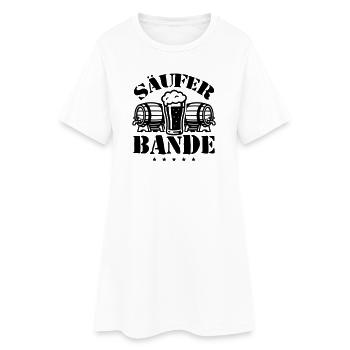 Drunkard Gang Beer - Women’s T-Shirt Dress - white - Front