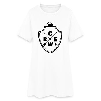 crew_wappen - Robe T-shirt Femme - blanc - Devant