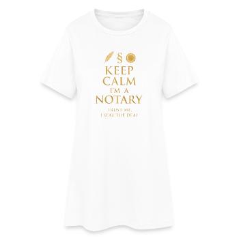 Le hockey sur glace est ma saison préférée - Robe T-shirt Femme - blanc - Devant