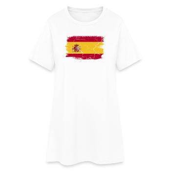 Mallorca - Frauen T-Shirt-Kleid - Weiß - Vorne