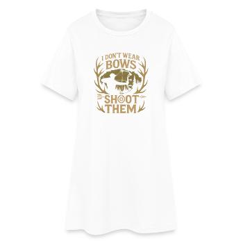 J’ai tellement chaud que j’ai mon propre technicien CVC - Robe T-shirt Femme - blanc - Devant